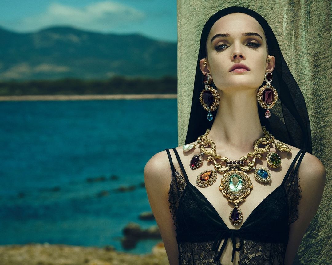 Dolce & Gabbana Alta Moda Nora — photo 1, Dolce & Gabbana, shot in Nora Sadinia | soloprod, film and photography production company Milan Italy