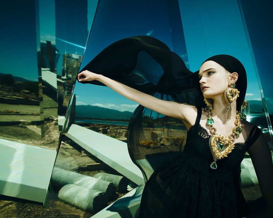 Dolce & Gabbana Alta Moda Nora — photo 9, Dolce & Gabbana, shot in Nora Sadinia | soloprod, film and photography production company Milan Italy